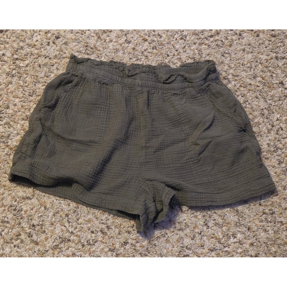 Aero Elastic Waistband Athletic Shorts Women's Size‎ Medium Green